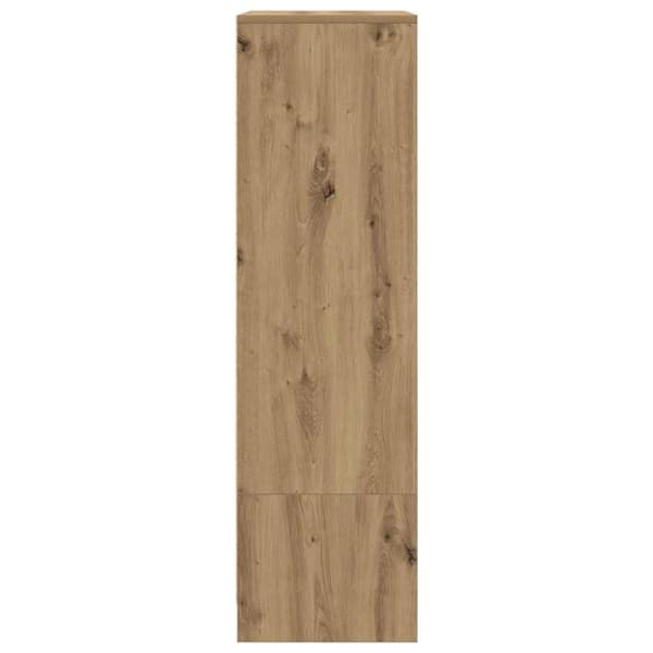 vidaXL Skap med skuff artisan eik 55,5x34x119,5 cm konstruert tre