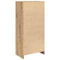 Miniatyrbilde 9 av 11: vidaXL Skap med skuff artisan eik 55,5x34x119,5 cm konstruert tre