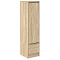 Miniatyrbild 3 av 11: vidaXL Highboard sonoma ek 29,5x34x119,5 cm konstruerat trä