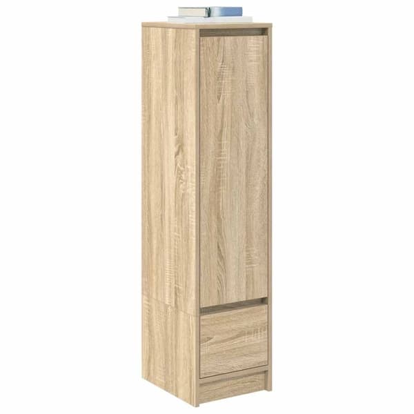 vidaXL Highboard sonoma ek 29,5x34x119,5 cm konstruerat trä