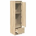 Miniatyrbild 6 av 11: vidaXL Highboard sonoma ek 29,5x34x119,5 cm konstruerat trä