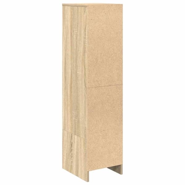 vidaXL Highboard sonoma ek 29,5x34x119,5 cm konstruerat trä