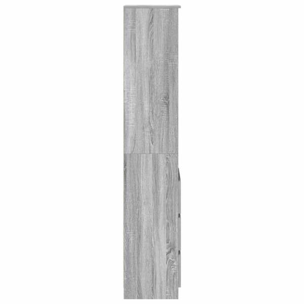 vidaXL Høybord grå sonoma 37,5x35x180 cm konstruert tre