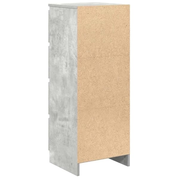 vidaXL skænk 37,5x35x99 cm konstrueret træ betongrå