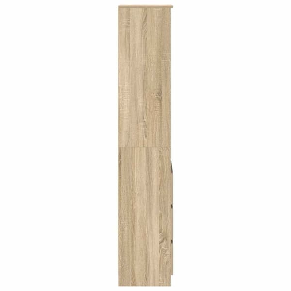 vidaXL højskab 37,5x35x180 cm konstrueret træ sonoma-eg