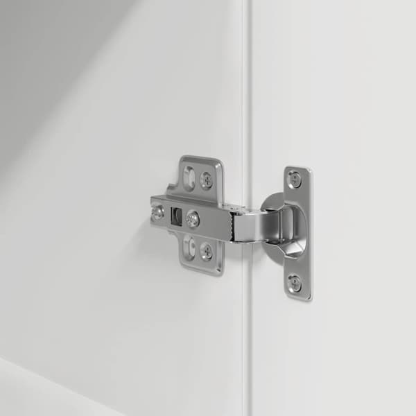 vidaXL Highboard vit 37,5x35x180 cm konstruerat trä