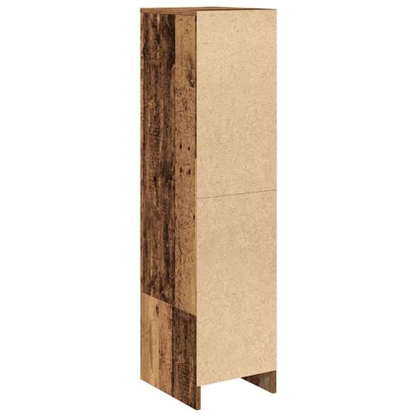 vidaXL Highboard gammelt tre 29,5x34x119,5 cm konstruert tre