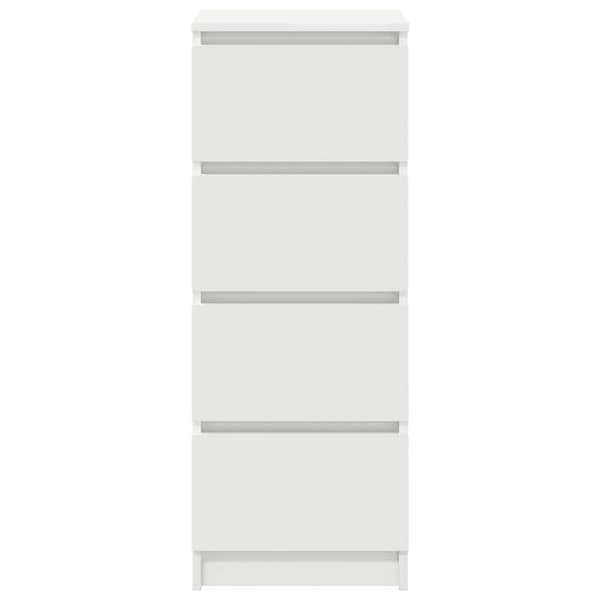 vidaXL skænk 37,5x35x99 cm konstrueret træ hvid