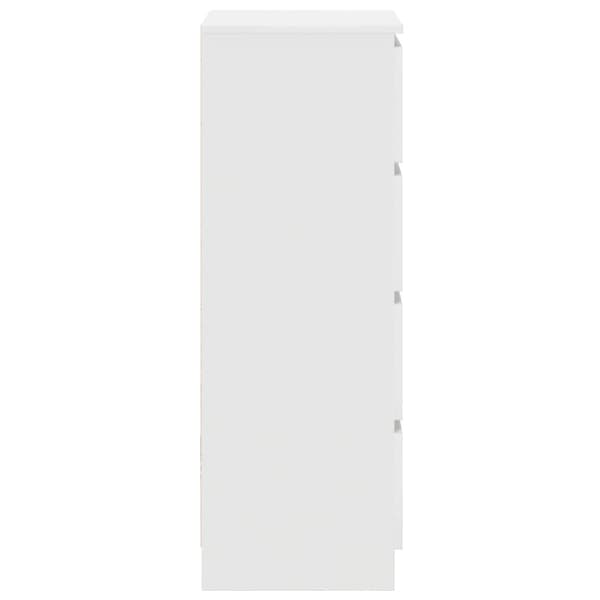 vidaXL skænk 37,5x35x99 cm konstrueret træ hvid