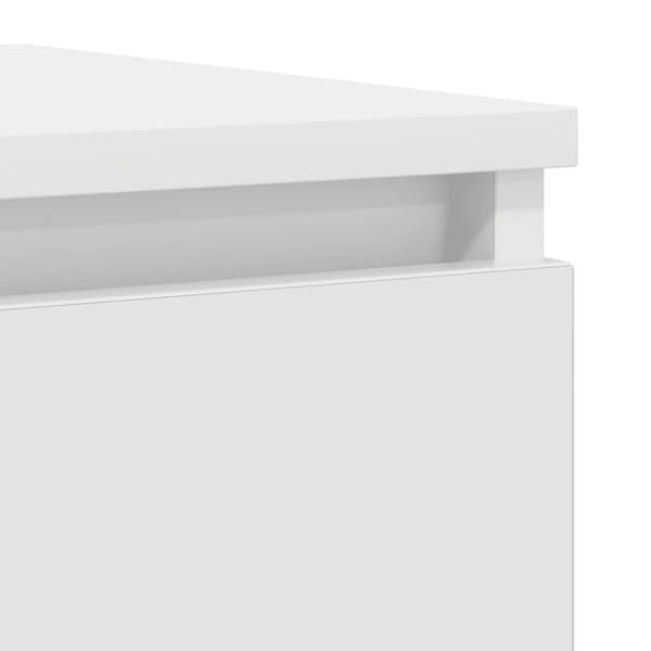 vidaXL skænk 37,5x35x99 cm konstrueret træ hvid