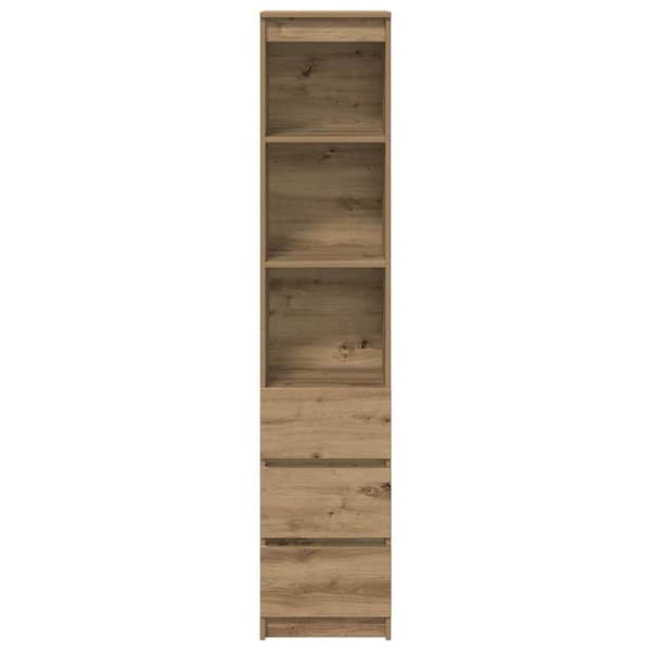 vidaXL højskab 37,5x35x180 cm konstrueret træ kunsteg