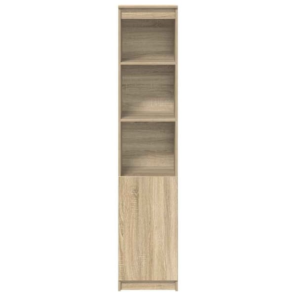 vidaXL Kaappi Sonoma-tammi 37,5x35x180 cm tekninen puu