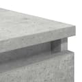 Miniatyrbilde 10 av 11: vidaXL Skjenk betonggrå 37,5x35x76 cm konstruert tre