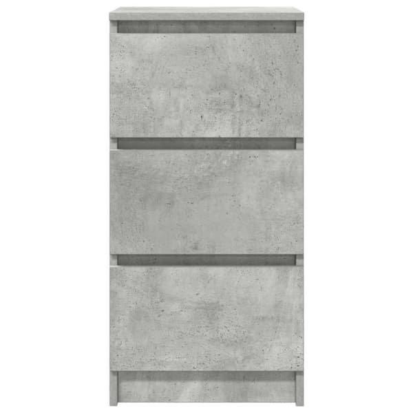 vidaXL Senkki betoninharmaa 37,5x35x76 cm tekninen puu