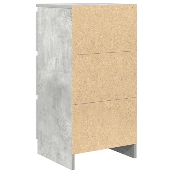 vidaXL Senkki betoninharmaa 37,5x35x76 cm tekninen puu