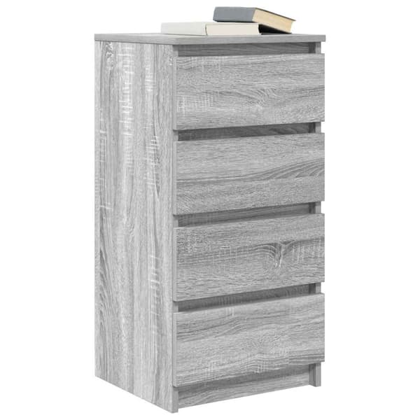 vidaXL Senkki harmaa Sonoma 37,5x35x76 cm tekninen puu