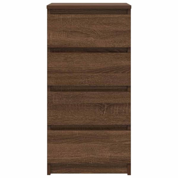vidaXL Senkki ruskea tammi 37,5x35x76 cm tekninen puu