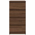 Pikkukuva 7 / 11: vidaXL Senkki ruskea tammi 37,5x35x76 cm tekninen puu