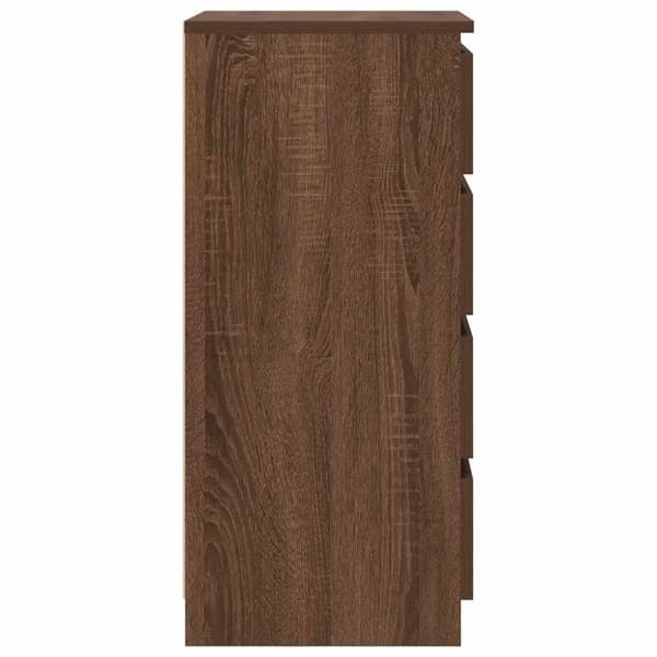 vidaXL Senkki ruskea tammi 37,5x35x76 cm tekninen puu