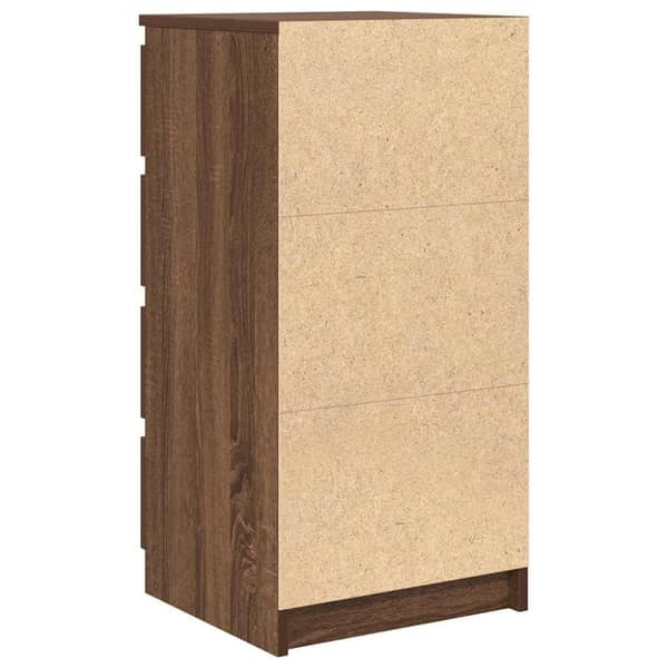 vidaXL Senkki ruskea tammi 37,5x35x76 cm tekninen puu