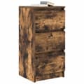 Miniatyrbilde 5 av 11: vidaXL Skjenk røkt eik 37,5x35x76 cm konstruert tre