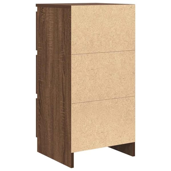 vidaXL Senkki ruskea tammi 37,5x35x76 cm tekninen puu