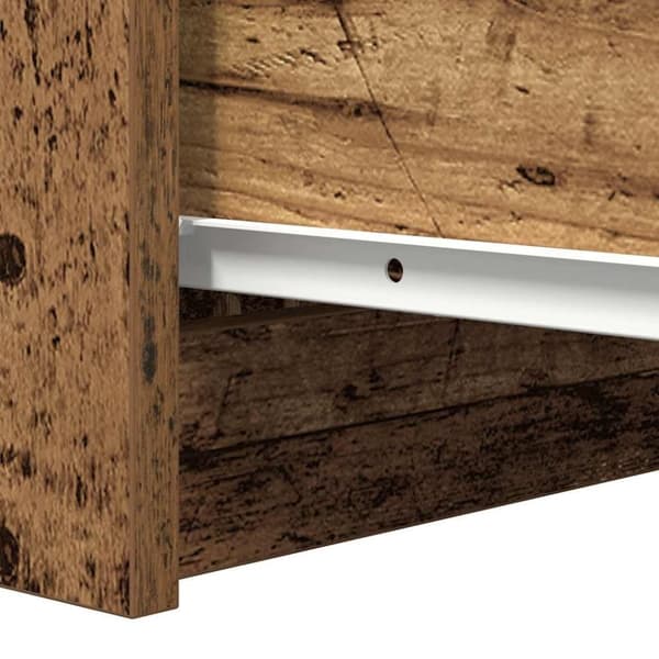vidaXL Skjenk gammelt tre 37,5x35x76 cm konstruert tre