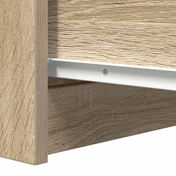 vidaXL Skänk med lådor sonoma ek 37,5x35x99 cm konstruerat trä