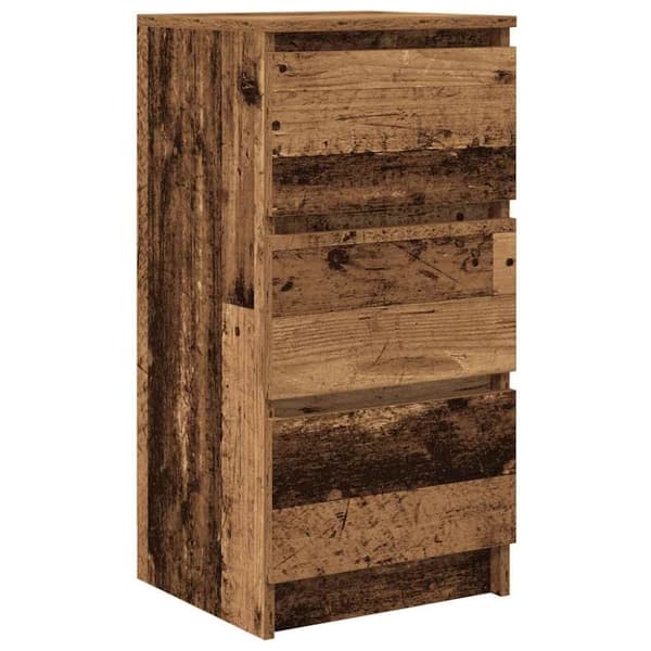 vidaXL Skjenk gammelt tre 37,5x35x76 cm konstruert tre