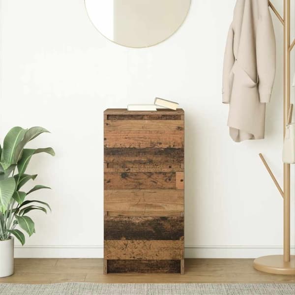 vidaXL Skjenk gammelt tre 37,5x35x76 cm konstruert tre