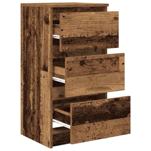 vidaXL Skjenk gammelt tre 37,5x35x76 cm konstruert tre