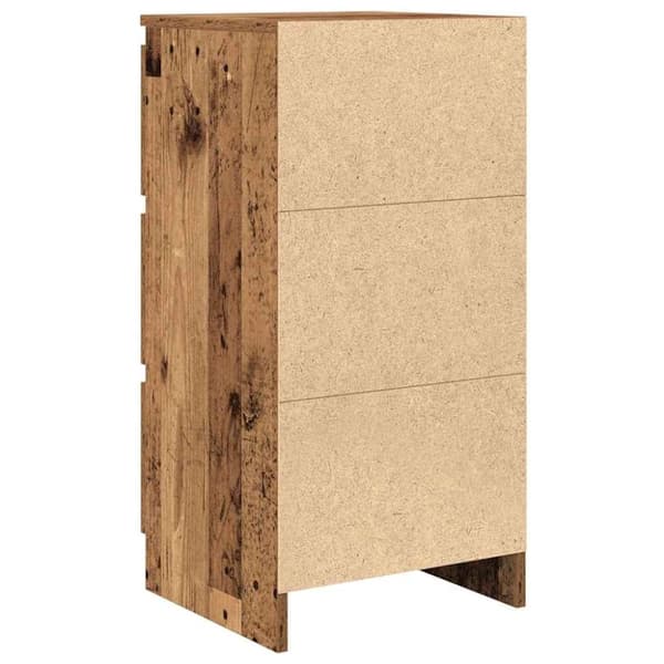 vidaXL Skjenk gammelt tre 37,5x35x76 cm konstruert tre
