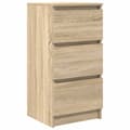 Miniatyrbilde 3 av 11: vidaXL Skjenk sonoma eik 37,5x35x76 cm konstruert tre