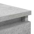 Miniatyrbilde 10 av 11: vidaXL Skjenk med skuffer betonggrå 37,5x35x99 cm konstruert tre