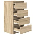 Miniatyrbilde 6 av 11: vidaXL Skjenk sonoma eik 37,5x35x76 cm konstruert tre