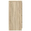 Miniatyrbilde 8 av 11: vidaXL Skjenk sonoma eik 37,5x35x76 cm konstruert tre