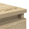 Miniatyrbilde 10 av 11: vidaXL Skjenk sonoma eik 37,5x35x76 cm konstruert tre