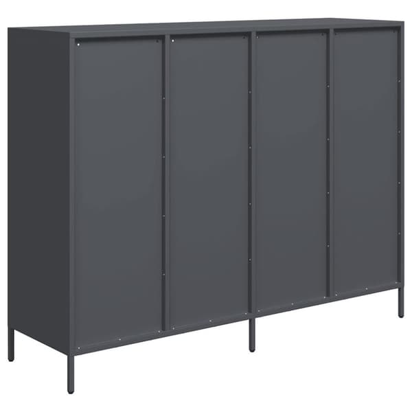 vidaXL senkki antrasiitti 135x39x103,5 cm kylmävalssattu teräs