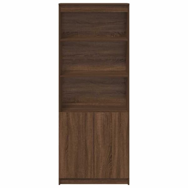 vidaXL Skåp brun ek 70x35x180 cm konstruerat trä