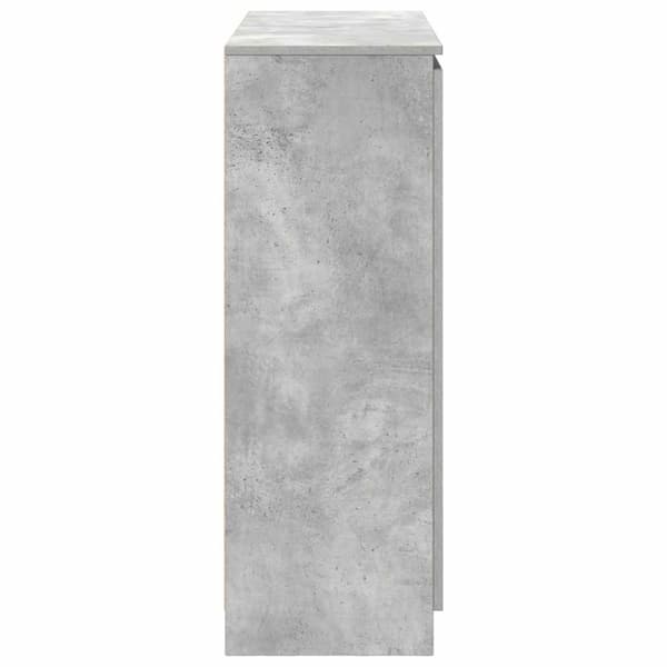vidaXL Senkki laatikoilla betoninharmaa 100,5x35x98,5 cm tekninen puu