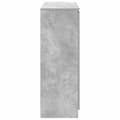 Pikkukuva 8 / 11: vidaXL Senkki laatikoilla betoninharmaa 100,5x35x98,5 cm tekninen puu