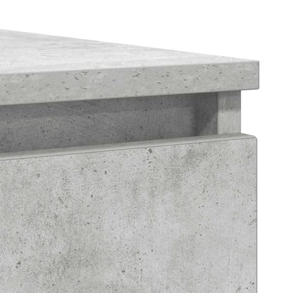 vidaXL Senkki laatikoilla betoninharmaa 100,5x35x98,5 cm tekninen puu