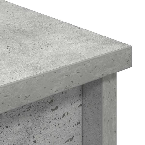 vidaXL højskab 70x35x180 cm konstrueret træ betongrå