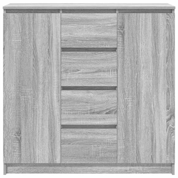 vidaXL Senkki laatikoilla harmaa sonoma 100,5x35x98,5 cm tekninen puu