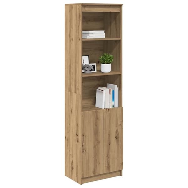 vidaXL Kaappi käsityöläinen tammi 50x35x180 cm tekninen puu