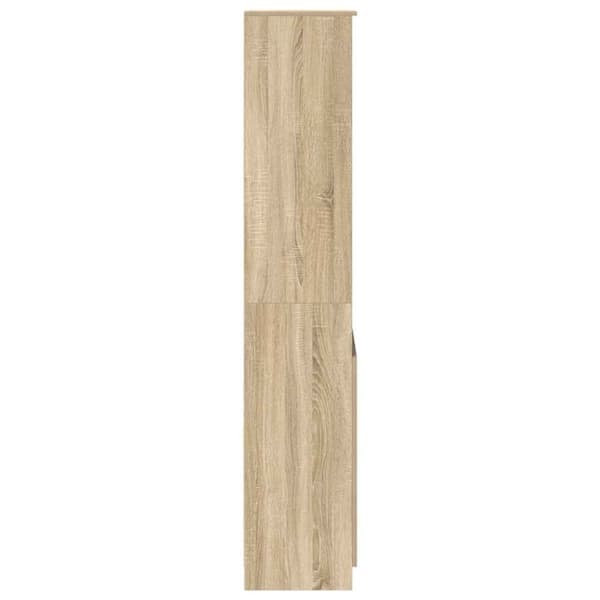 vidaXL højskab 50x35x180 cm konstrueret træ sonoma-eg