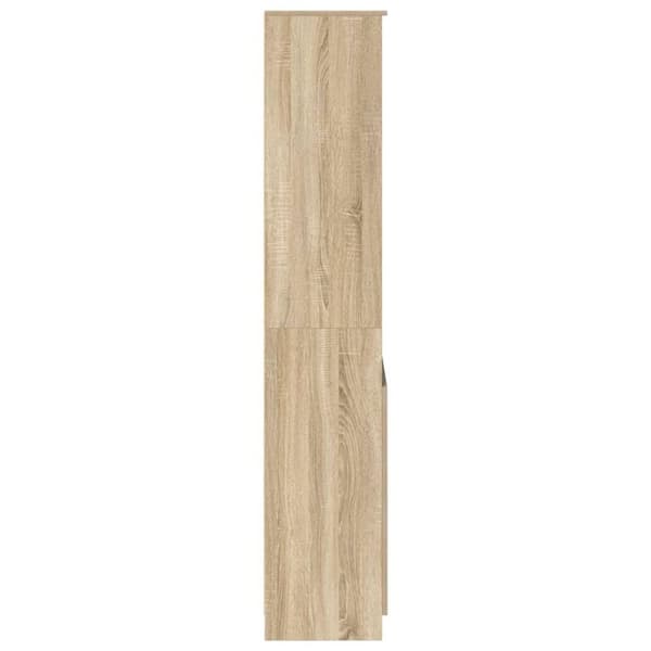 vidaXL højskab 70x35x180 cm konstrueret træ sonoma-eg