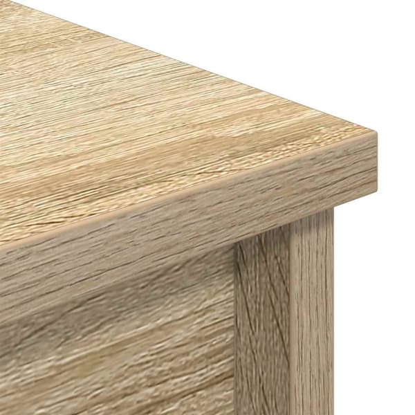 vidaXL højskab 70x35x180 cm konstrueret træ sonoma-eg