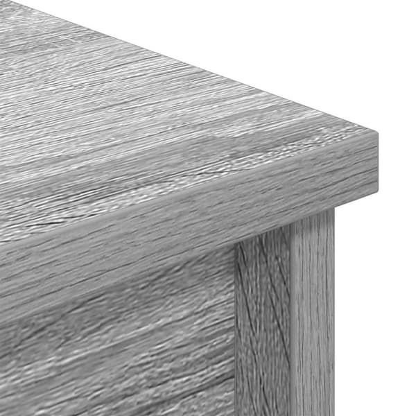 vidaXL Highboard grå sonoma 50x35x180 cm konstruerat trä