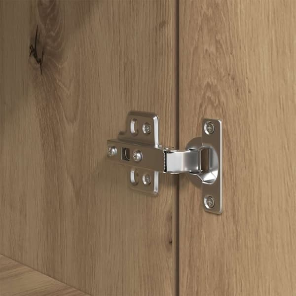 vidaXL Highboard artisan eik 50x35x180 cm konstruert tre